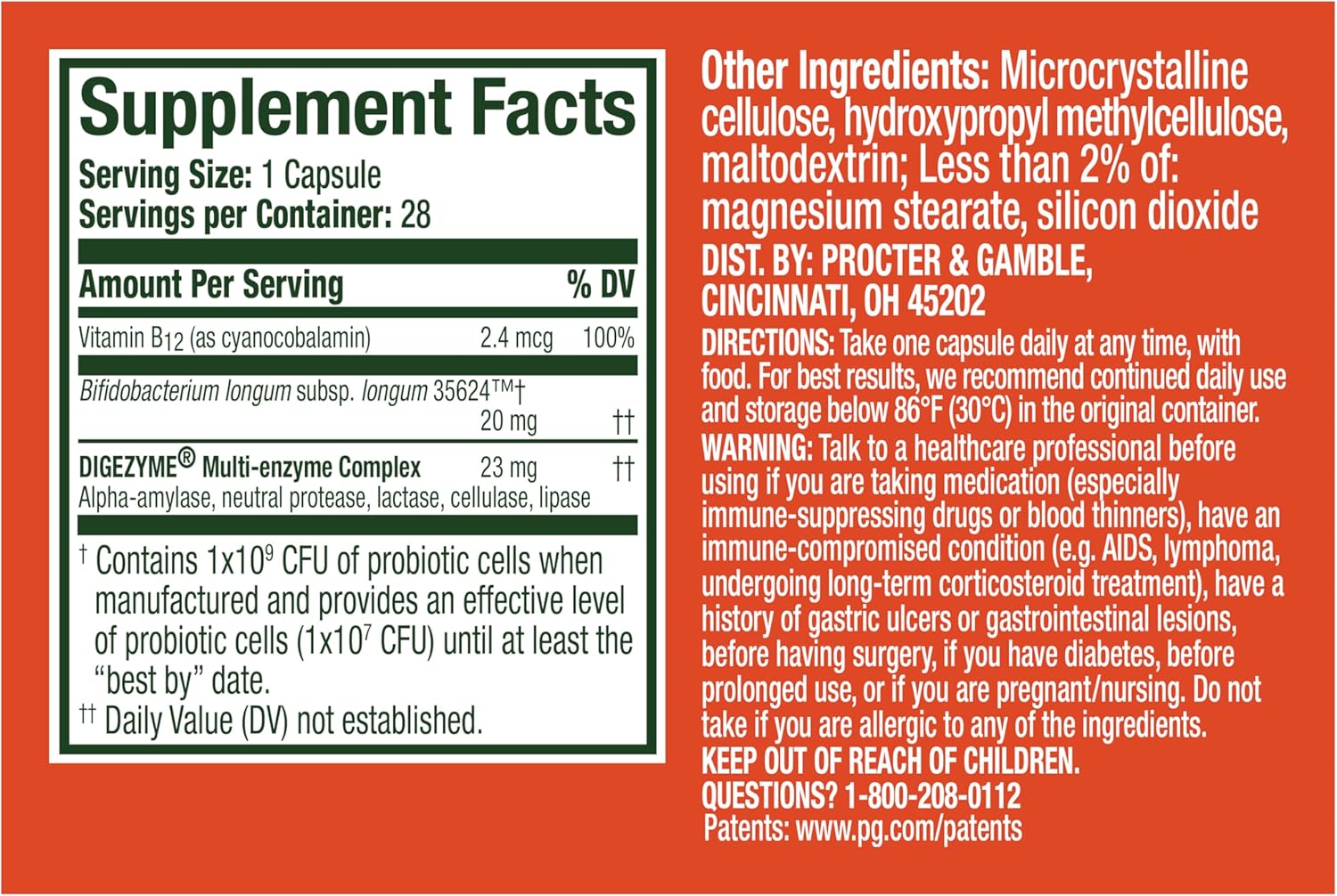 Antibiotic Antidote Probiotics To Rebalance Body After Taking Antibiotics, 20 Billion Cfu, Non-Gmo And Gluten Free, 30 Capsules