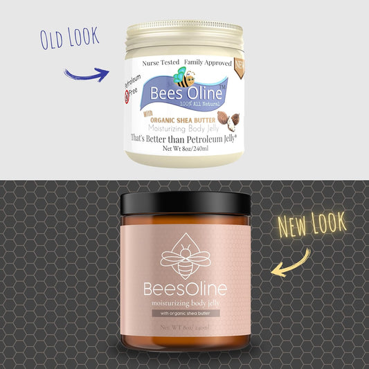 Beesoline With Organic Shea Butter All Natural Moisturizer -100% Petro