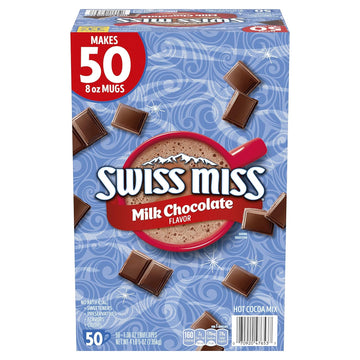 Swiss Miss Milk Chocolate Flavor Hot Cocoa Mix, 1.38 Oz. 50-Count