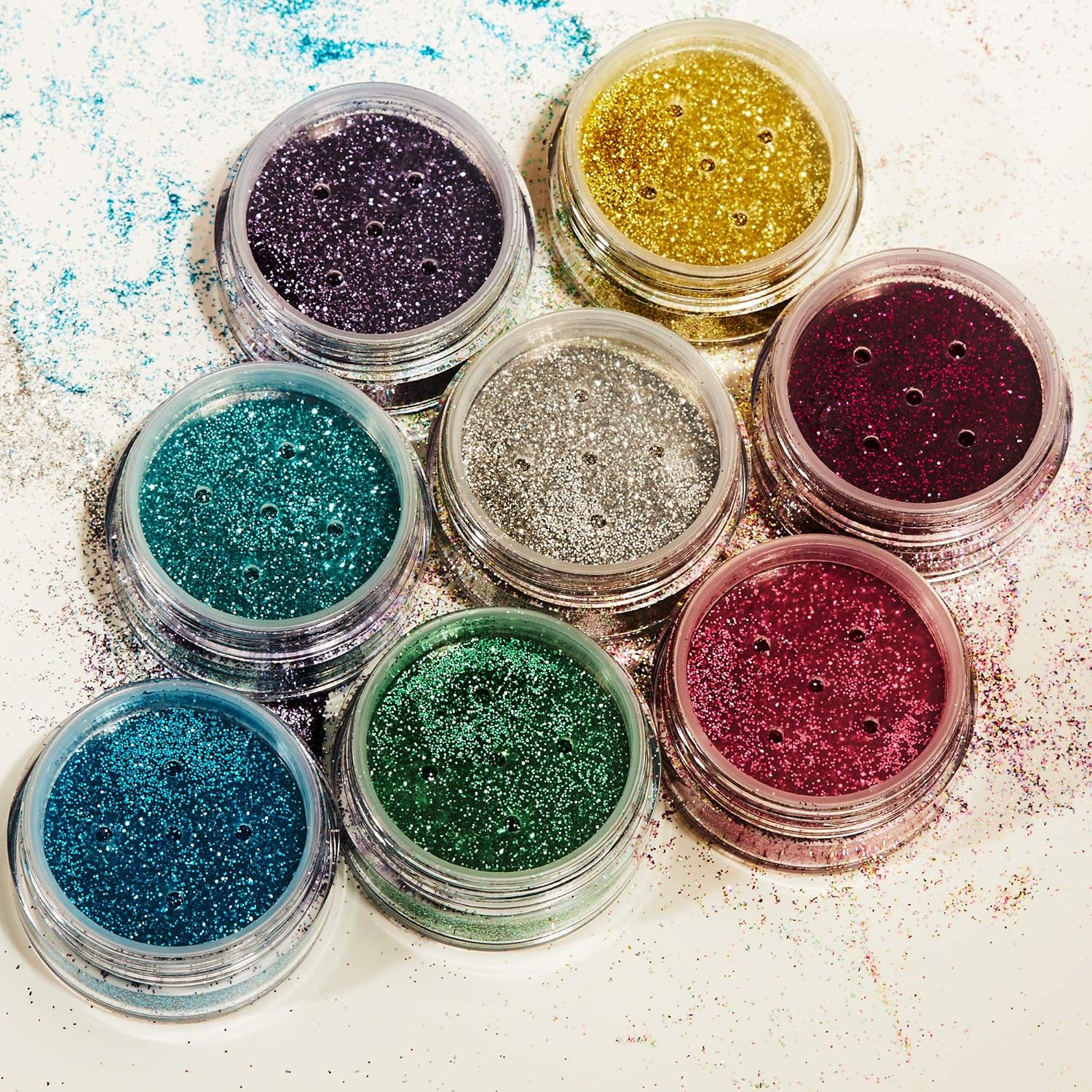 Biodegradable Eco Glitter Shakers by Moon Glitter - Pink - Cosmetic Bio Festival Makeup Glitter for Face, Body, Nails, Hair, Lips - 5g : Amazon.co.uk: Beauty
