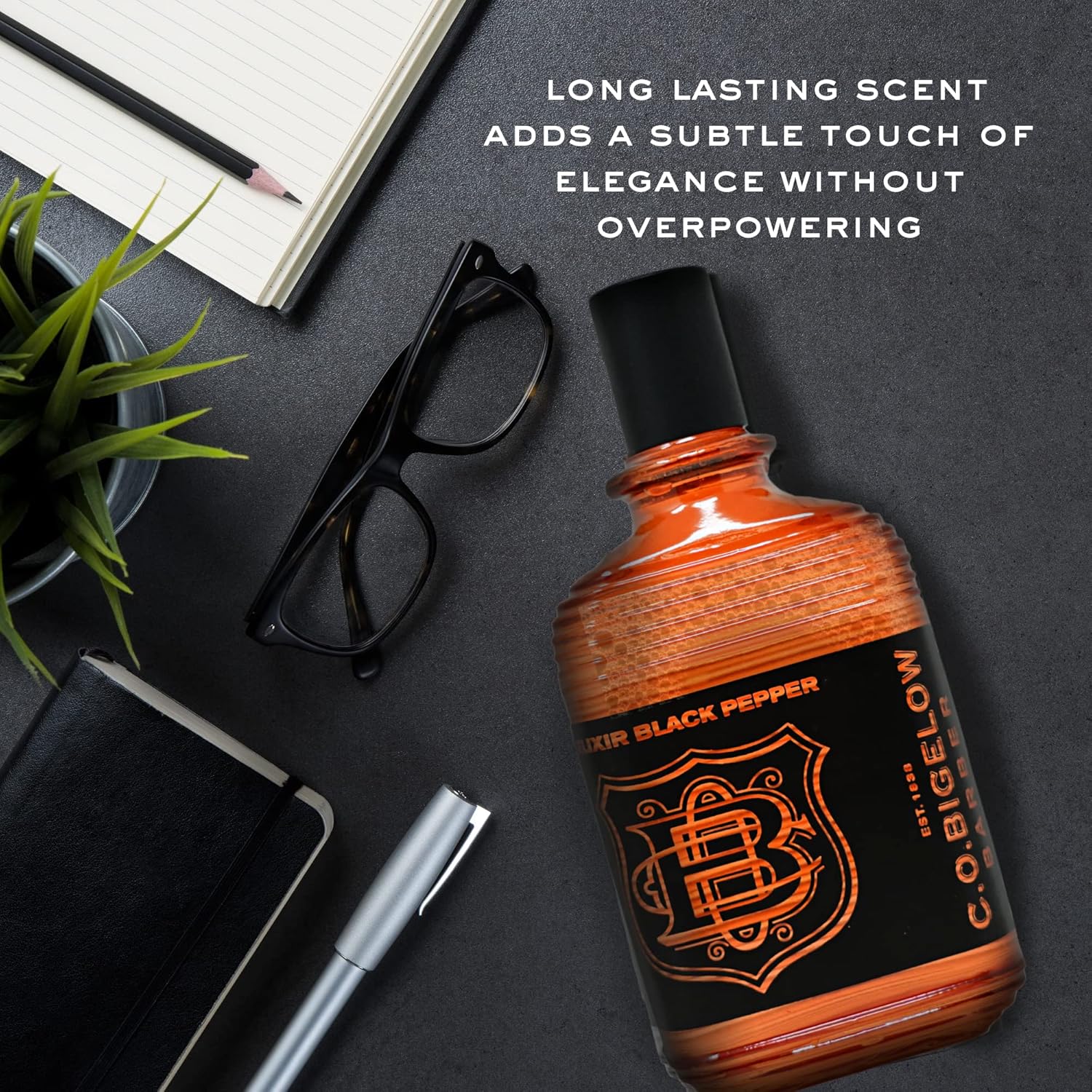 C.O. Bigelow - Elixir Black Pepper - No. 1586, 2.5 Fl Oz, Cologne For Men, Bourbon & Sandalwood Scented, Masculine, Refined, Long Lasting Mens Cologne : Beauty & Personal Care