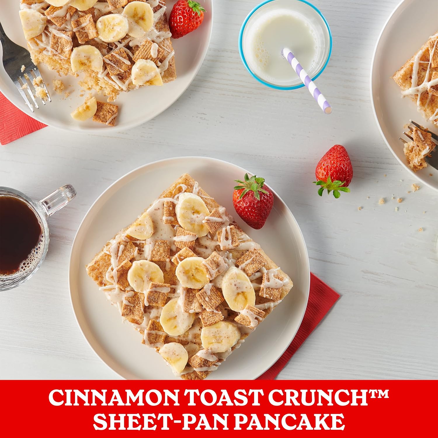 Betty Crocker Cinnamon Toast Crunch Pancake Kit, Baking Mix, 15.6 Oz