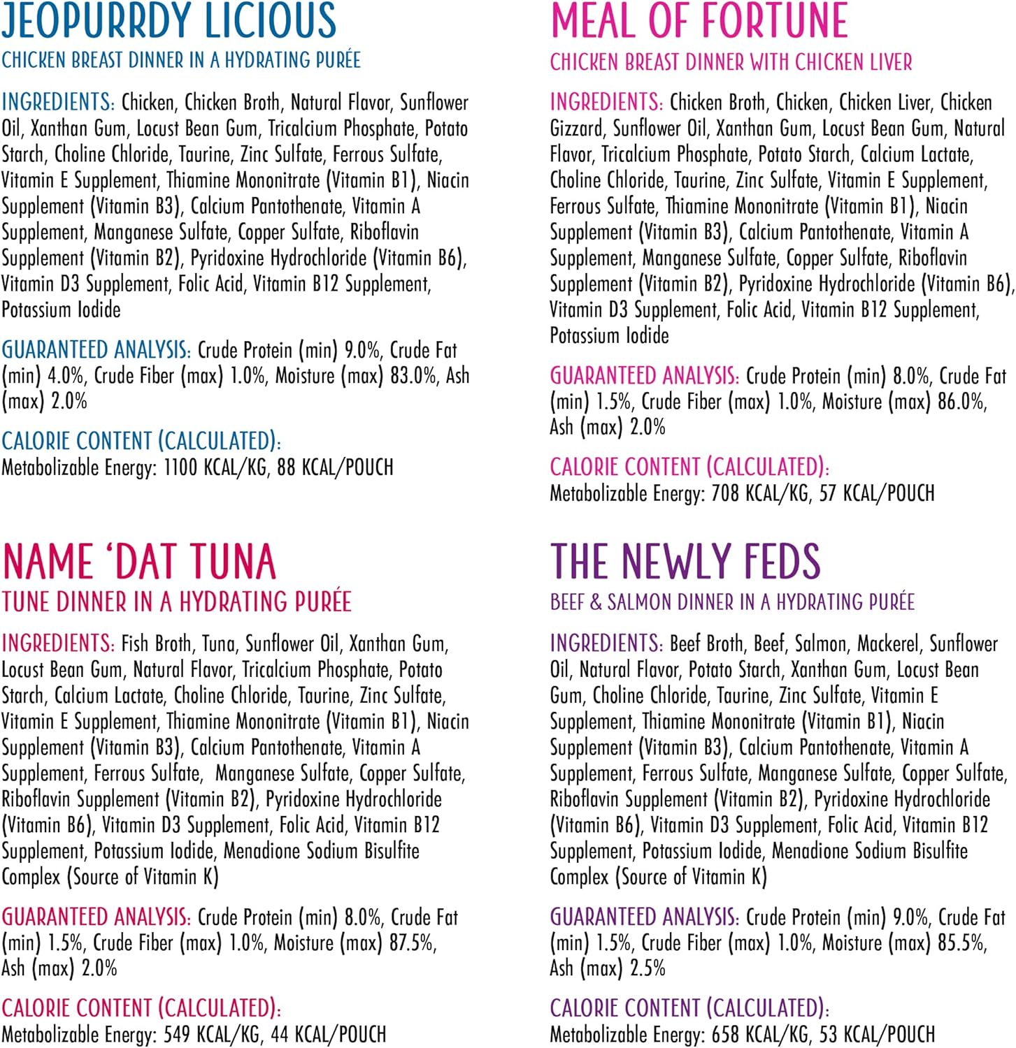 Weruva Slide N' Serve Paté Wet Cat Food, The Showcase Chowdown Slide N' Serve 2.8oz Pouch Variety Pack of 16, Multi Color : Pet Supplies