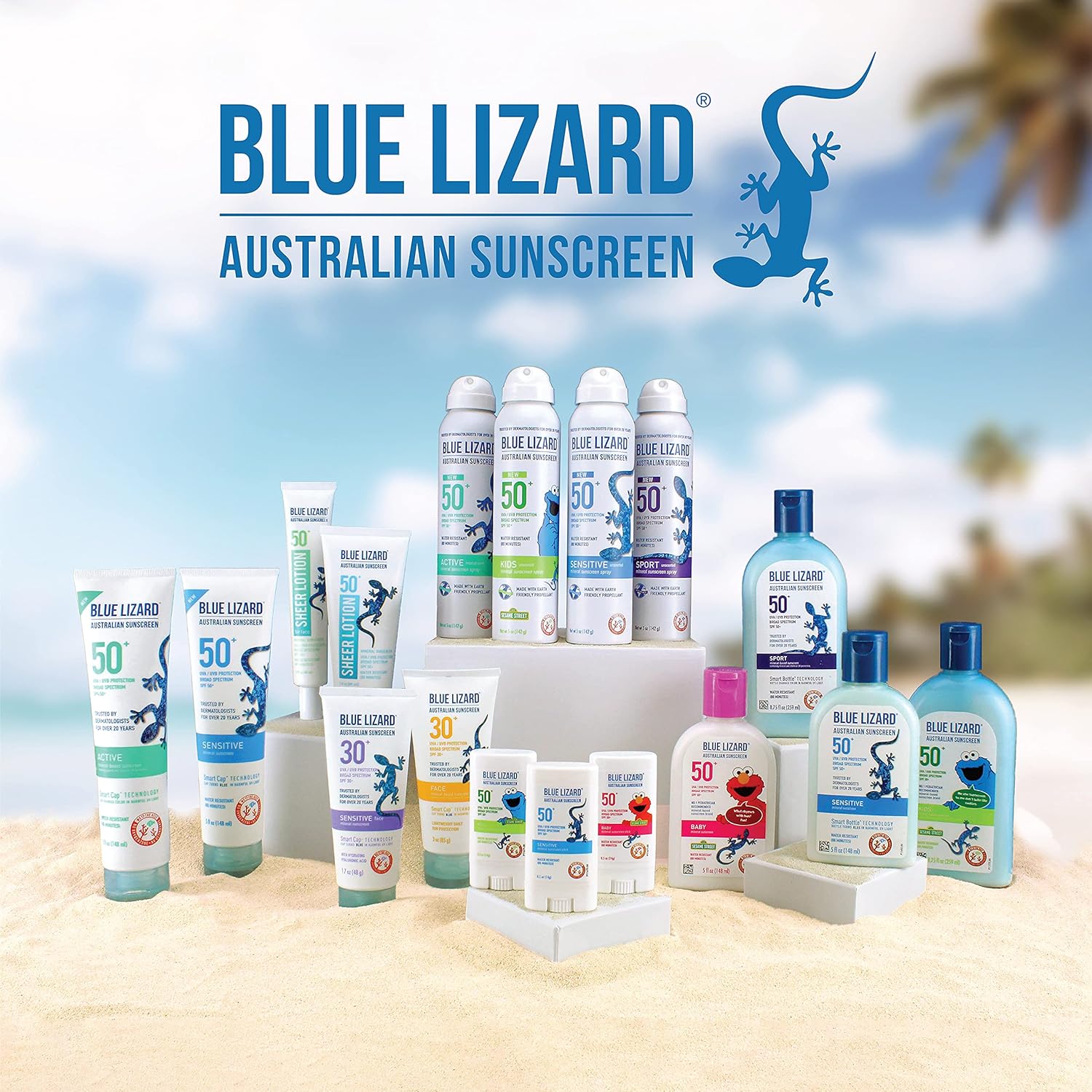 Blue Lizard Australian Sunscreen Sensitive SPF 30+, 5-Ounce : Beauty & Personal Care