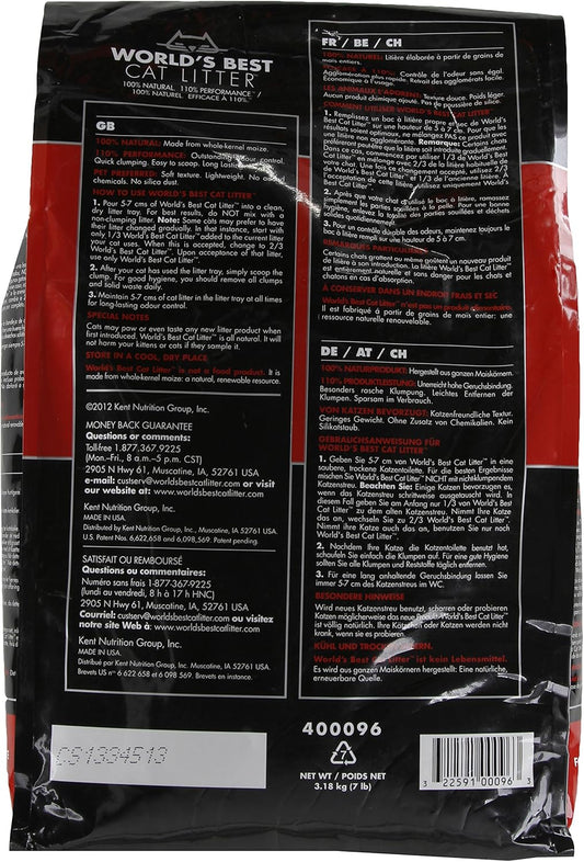 World'S Best Cat Litter, Clumping, Biodegradable, Extra Strength 3.18KgWb3.18Kgesc