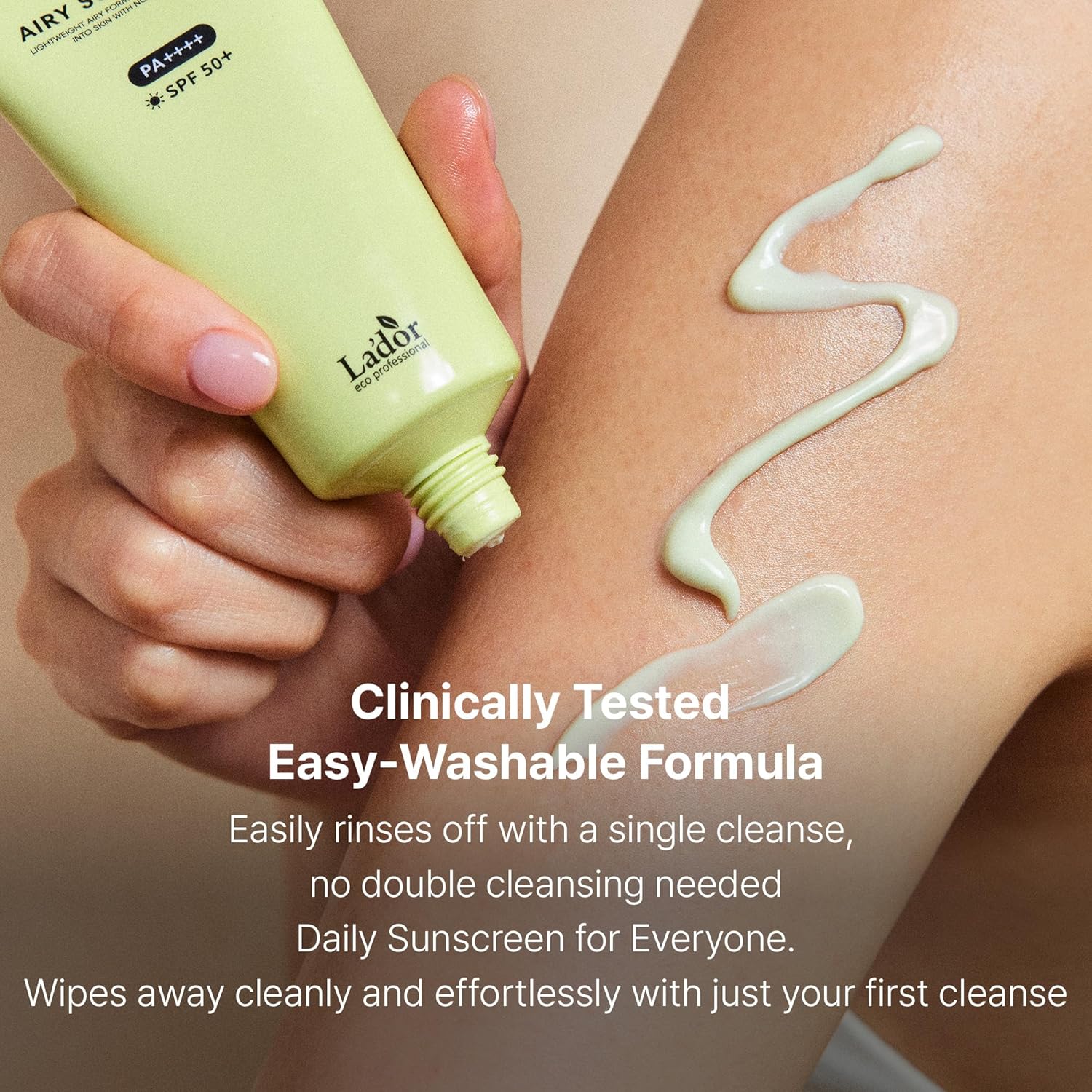 La'Dor Tamanu Airy Sunscreen Daily Uv Defense Invisible Lightweight Airy Fit Finish No White Cast Non-Greasy Non-Oily Hydrating Spf 50+ Pa++++ Sun Protection Care Korean Skincare : Beauty & Personal Care