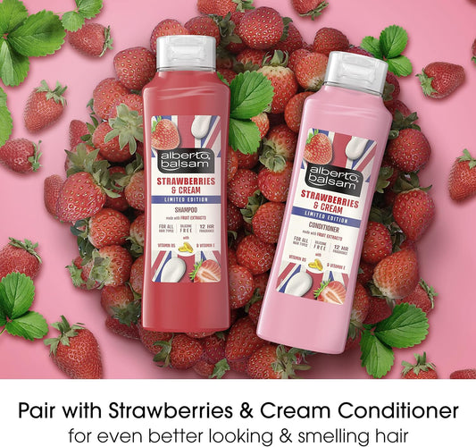 Alberto Balsam Strawberries & Cream Shampoo 6 X 350 Ml