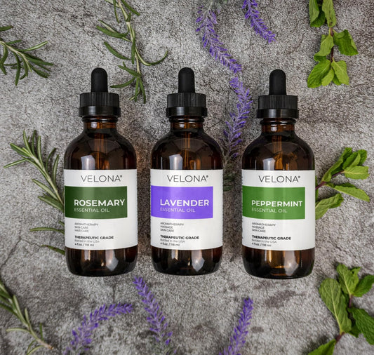 Lavender Essential Oil By Velona - 16 Oz | Therapeutic Grade For Aromatherapy Diffuser