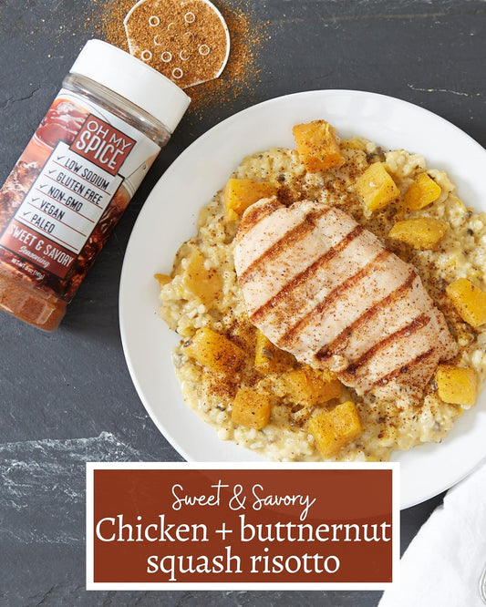 Chicken Seasoning Bundle | Sweet & Savory, Garlic Lovers, Pizza | Low Sodium Keto Seasoning By Oh My Spice | 0 Calories, 0 Carbs, No Msg | Variety Pack Gourmet Healthy Seasonings For Cooking