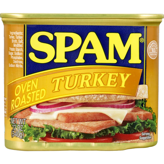Spam Oven Roasted Turkey, 12 Ounce (Pack Of 12)