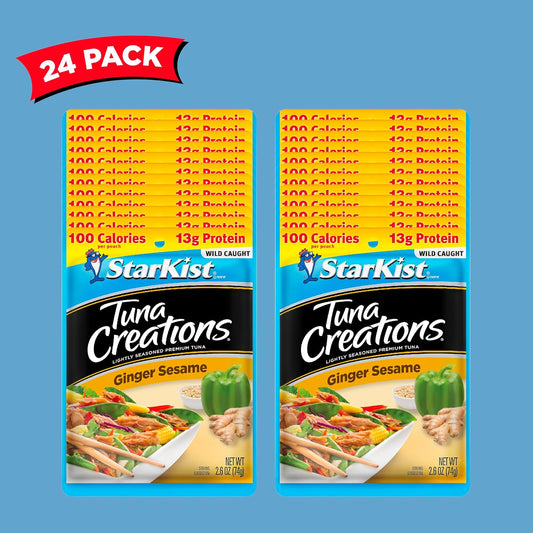 Starkist Tuna Creations Ginger Sesame, 2.6 Oz, Pack Of 24