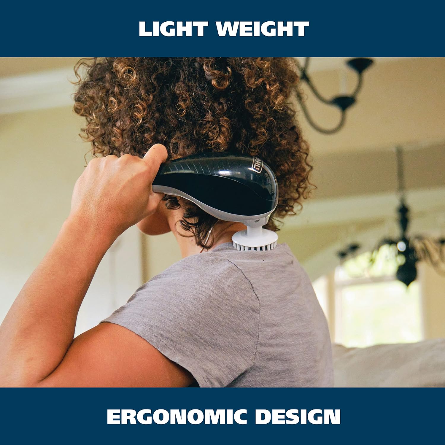 Wahl All Body Corded Light Soothing Vibratory Massager with 4 Attachme