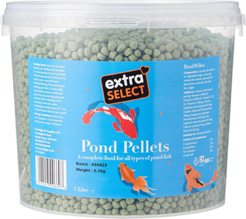 Extra Select Pond Pellets Complete Fish Food Tub, 5 Litre05Sbpp5