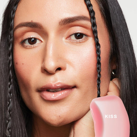 Saie Glossybounce - Hydrating Lip Gloss And Tinted Lip Oil Hybrid With Hyaluronic Acid & Jojoba Oil For Non-Sticky, Ultra-Shiny, Plump & Soft Lips - Everyday Makeup Essential - Play (.17 Oz)