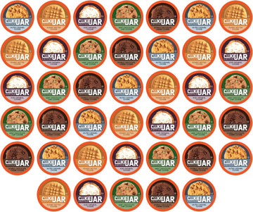 Cookie Jar Assorted Flavored Coffee Pods For Keurig K Cup Brewers, 40 Count Variety Pack β Flavored Coffee Sampler With Multiple Delicious Options