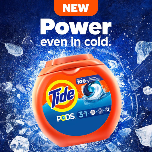 Tide Pods Laundry Detergent Pacs, Original Scent, 112 Count, Powerful 3-In-1 Clean In One Step, He Compatible