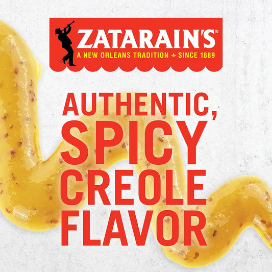 Zatarain'S Creole Mustard, 8 Lb - One 8 Pound Jar Of Creole Mustard Sauce, Cajun Style Condiment For Sandwiches, Salads, Dipping Sauces And Marinades