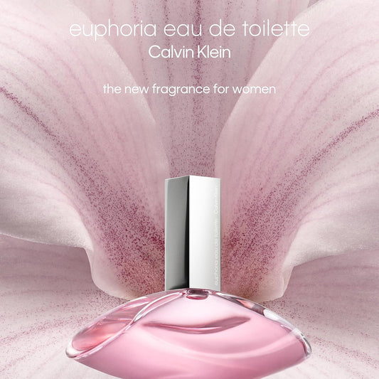 Calvin Klein Euphoria Eau De Toilette – Women'S Gourmand Perfume – With Notes Of Sparkling Plum, Orchid Accord & Warm Vanilla – Luxury Perfumes For Women – Long Lasting Fragrance