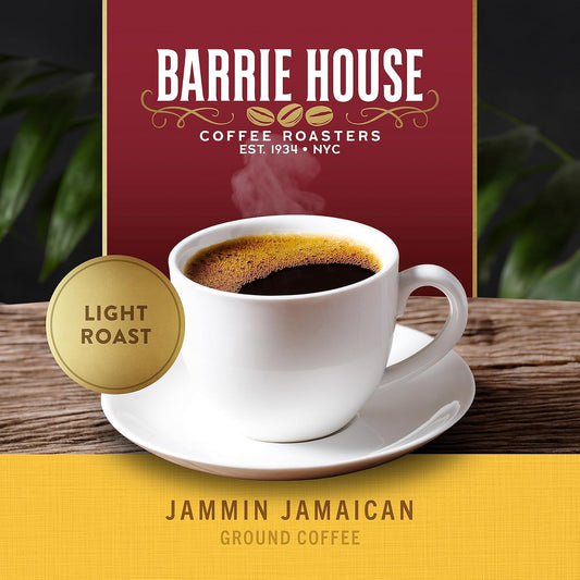 Barrie House Jammin Jamaican Flavored Ground Coffee, 2 Lb Bag | 2 Lb Bag | 100% Arabica Coffee Beans | Artificially Flavored