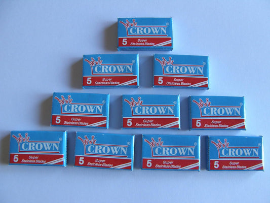 100 Crown Super Stainless Double Edge Safety Razor Blades