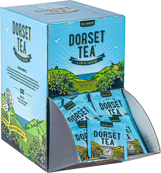 Dorset Tea Sunshine Blend Catering Pack 250 Tea Bags Individually Wrapped For Catering, Restaurants And Hotels - 100% Rainforest Alliance Certified Enveloped Black Tea Bags