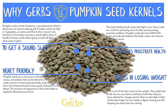 Lightly Sea Salted Pumpkin Seed Kernels By Gerbs - 4 Lbs - Top 11 Food Allergen Free & Non Gmo - Premium Dry Roasted Shelled Pepitas – Cog Mexico