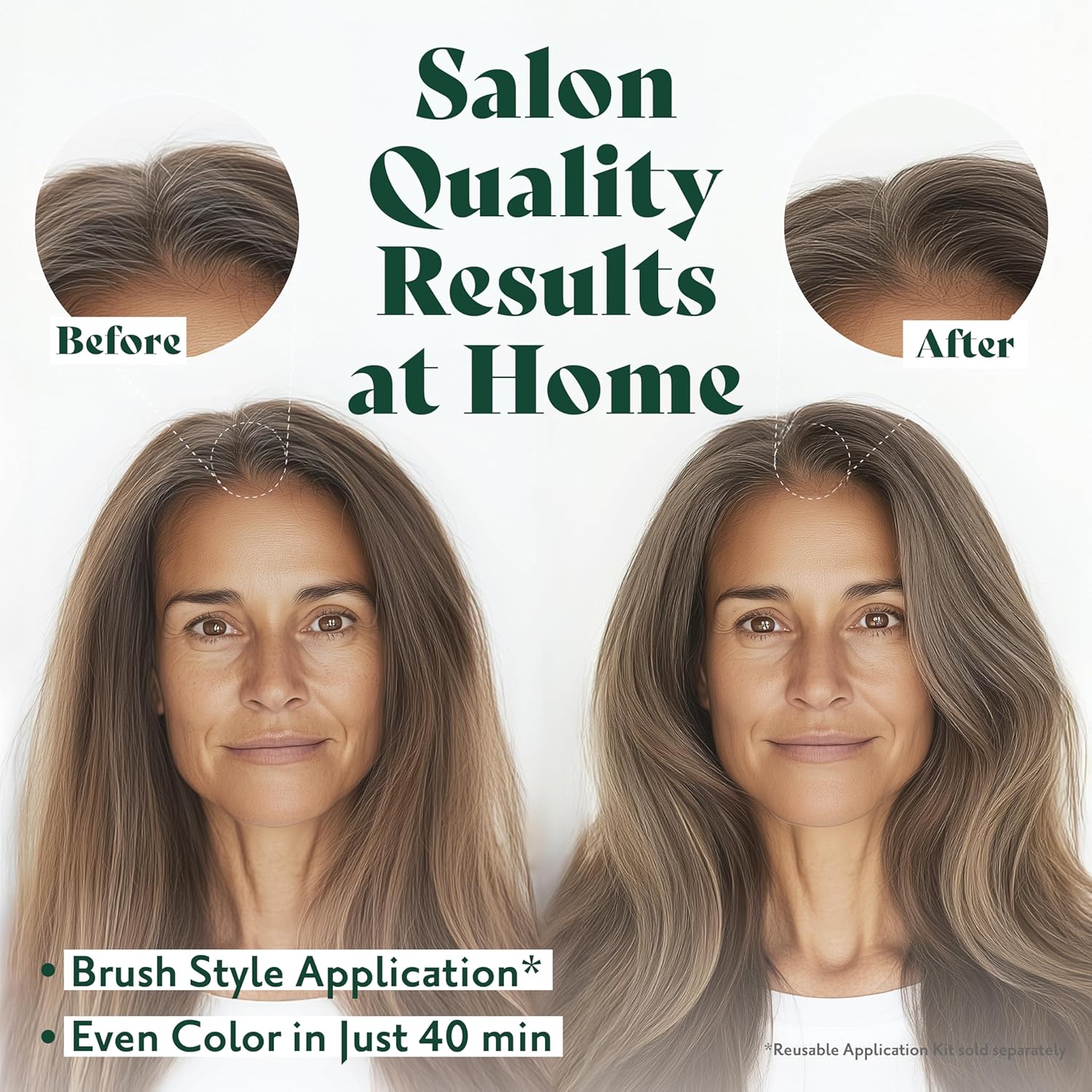 Herbatint Permanent Hair Dye For Women - 7N Blonde - For Up To 100% Gray Coverage Of Resistant Gray Hair - Ammonia-Free, Alcohol-Free & Vegan - Salon Influenced Hair Color 5.75 Fl Oz : Chemical Hair Dyes : Beauty & Personal Care