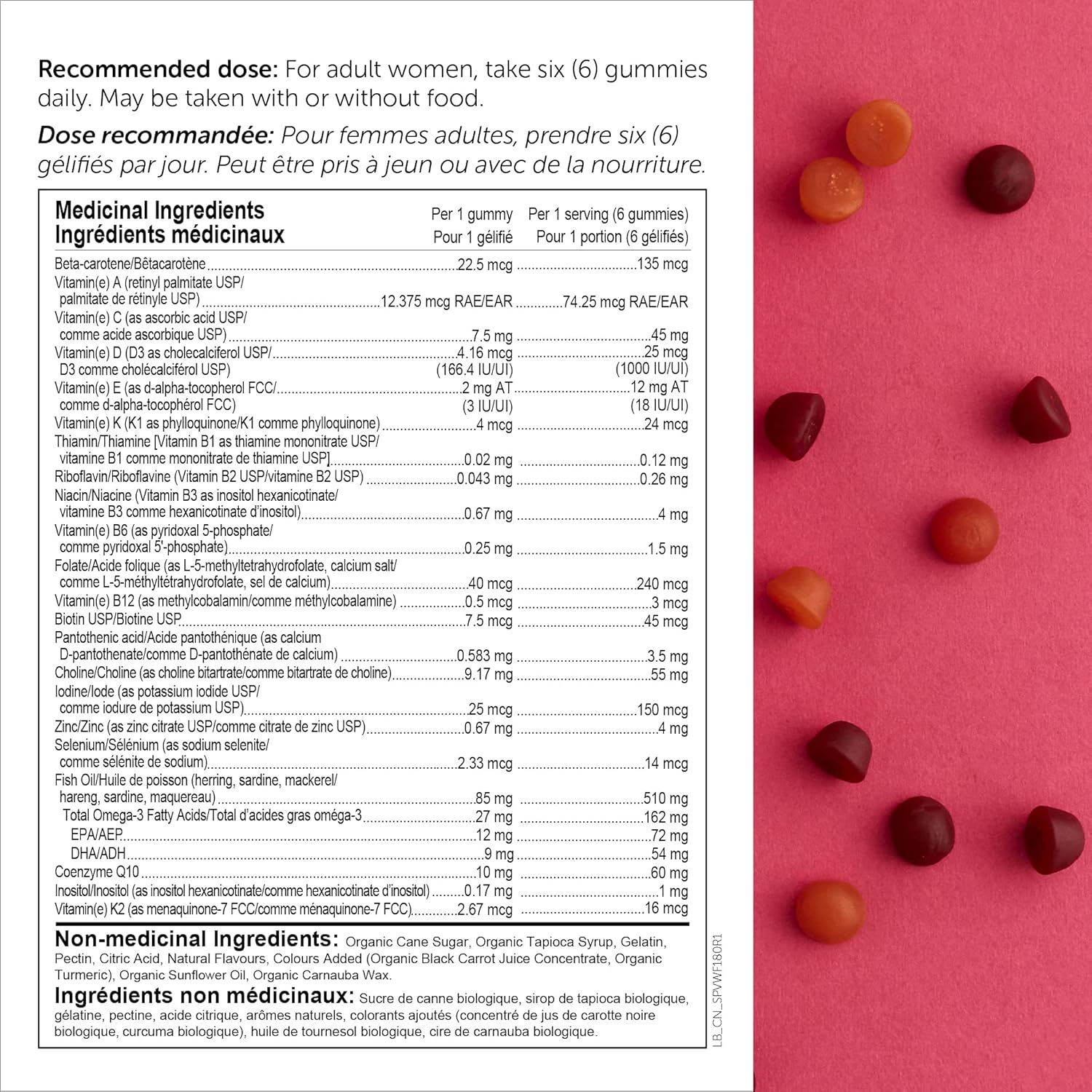 Smartypants Gummy Vitamins Cn,Wc180 Women'S Complete Gummy Vitamins, 180 Count