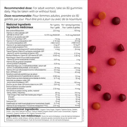 Smartypants Gummy Vitamins Cn,Wc180 Women'S Complete Gummy Vitamins, 180 Count