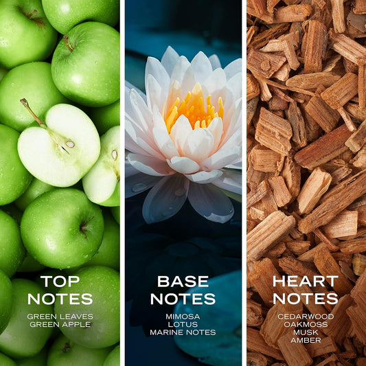 Nautica Voyage Deodorizing Body Spray for Men - Fresh, Romantic, Fruity Scent - Woody, Aquatic Notes of Apple, Water Lotus, Cedarwood, and Musk - Ideal for Day Wear - 6.0 Oz