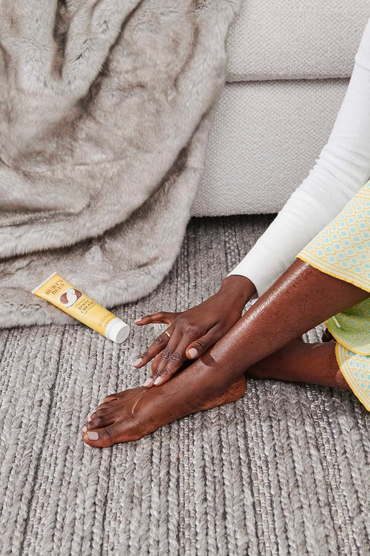 Burt'S Bees Foot Cream For Cracked Heels & Dry Skin, Heel Repair Cream & Foot Treatment With Coconut Oil, 121 G Tube (Pack Of 2)