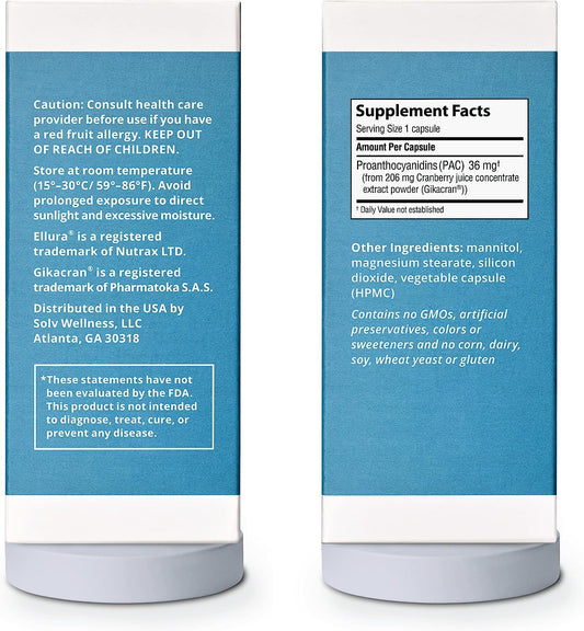 36Mg Pac: Get Ahead Of Utis With Clinically-Proven, 100% Bioavailable Pac, 180 Capsules