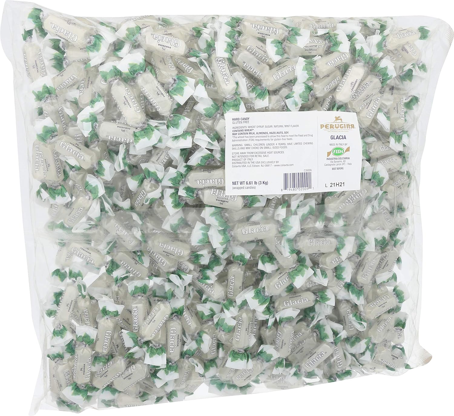 Fida Italian Hard Candy - Glacia Mints Bulk : Everything Else