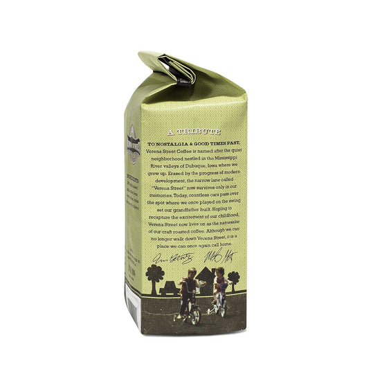 Verena Street 12 Ounce Flavored Ground Coffee, Cow Tipper, Medium Roast, Rainforest Alliance Certified Arabica Coffee
