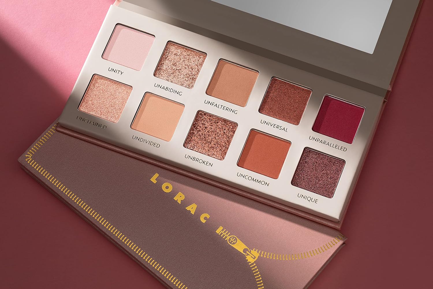 Lorac Unzipped Amor Palette Matte Shimmer Eye Shadow,Powder : Beauty & Personal Care