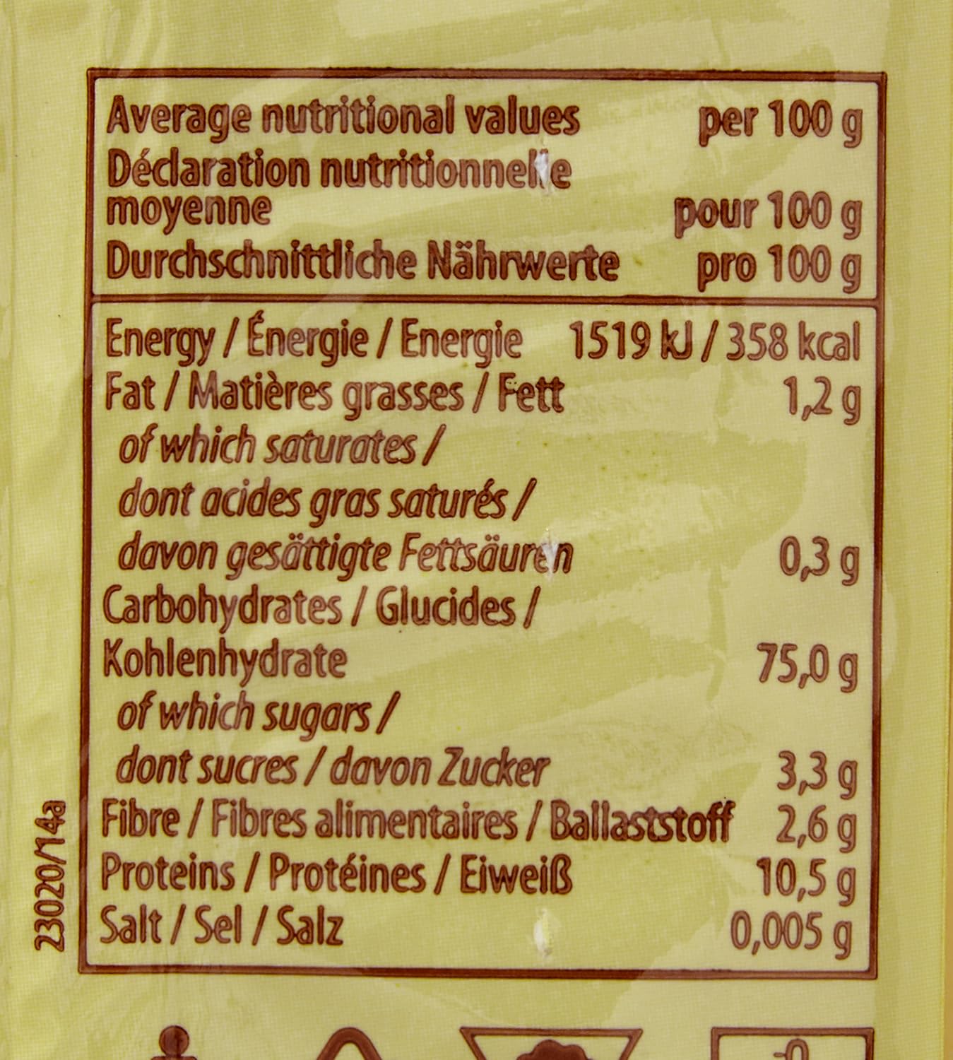 La Bio Idea Organic Whole Wheat Spaghetti 500 G (Pack Of 12)