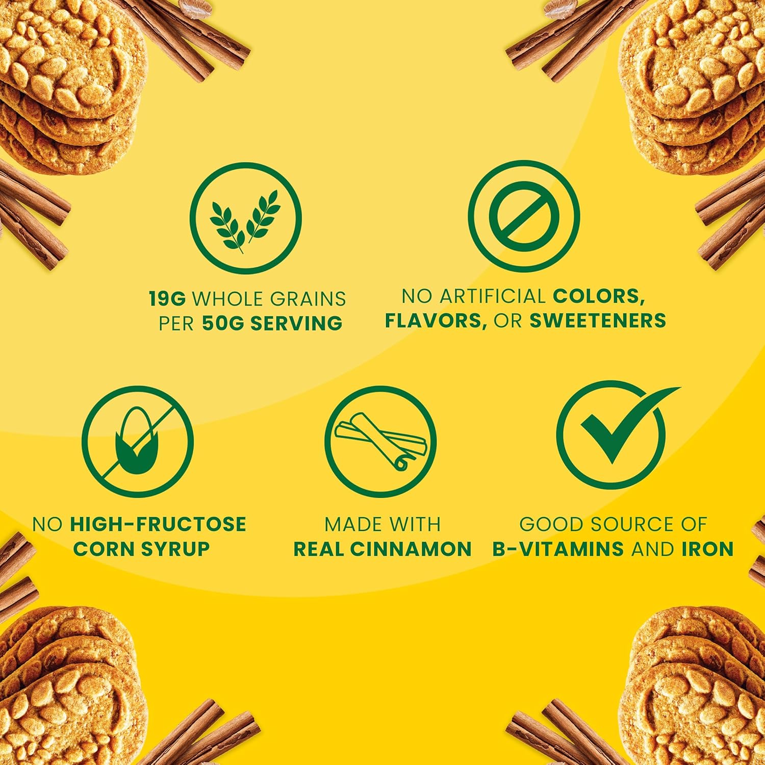 Belvita Cinnamon Brown Sugar Breakfast Biscuits, 5 Packs (4 Biscuits Per Pack)