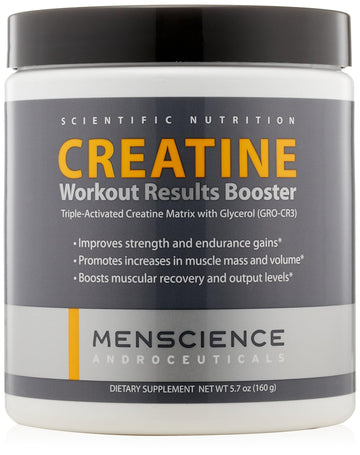 Menscience Androceuticals Creatine Workout Results Booster, 5.7 Oz