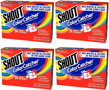 Shout Color Catcher 24Count Pack Of 4