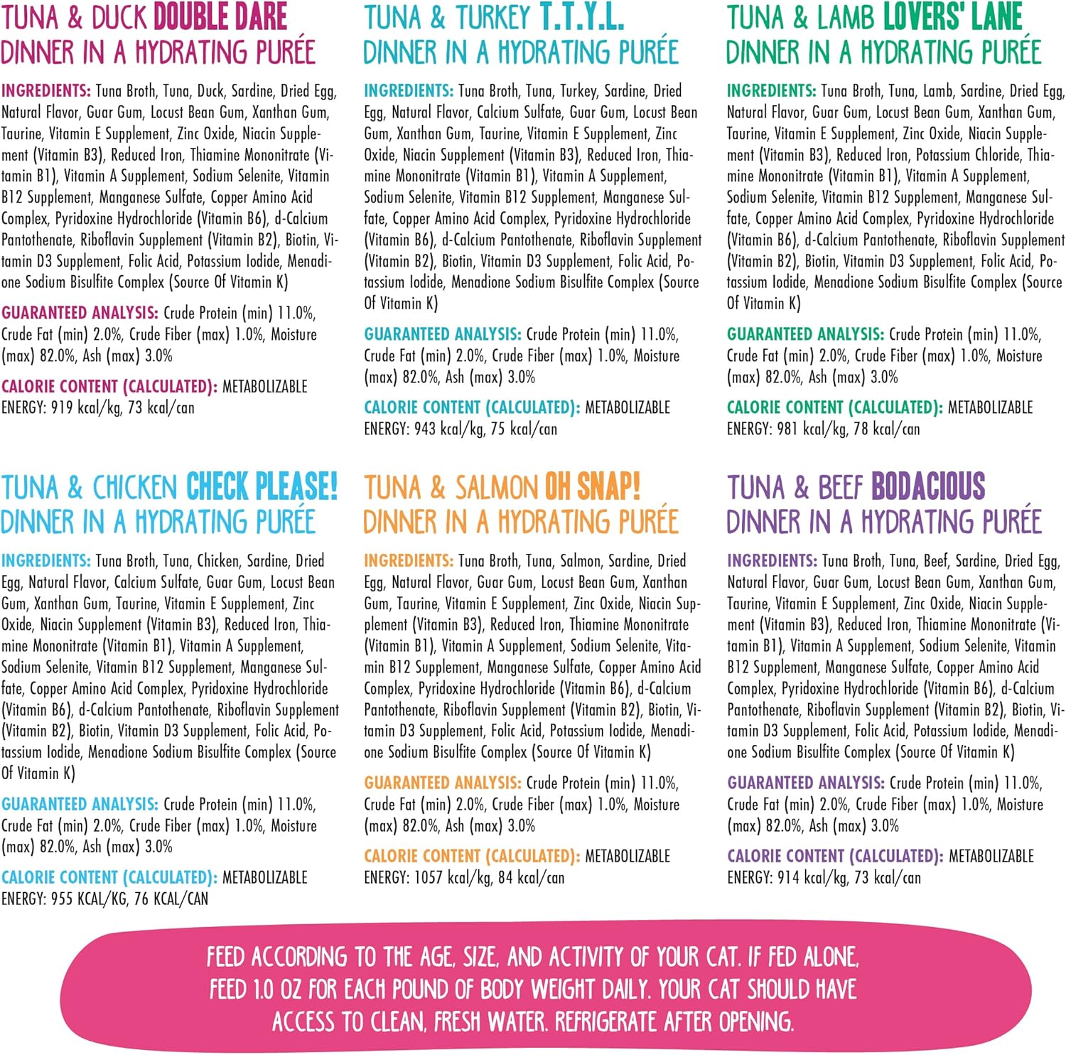 Weruva B.F.F. PLAY - Best Feline Friend Paté Lovers, Aw Yeah!, Pinky Promise Paté! Variety Pack, 2.8oz Can (Pack of 12) : Pet Supplies