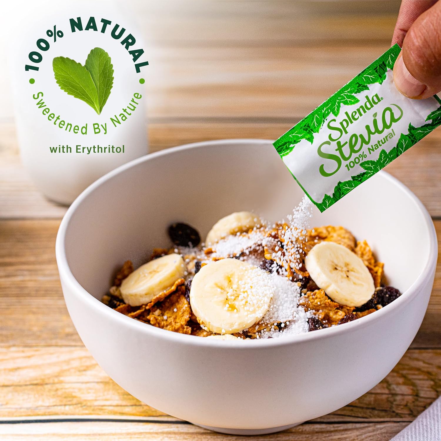 Splenda Naturals Stevia No Calorie Sweetener Single Serve Granulated Packets (40 Count, Pack of 4) : Grocery & Gourmet Food