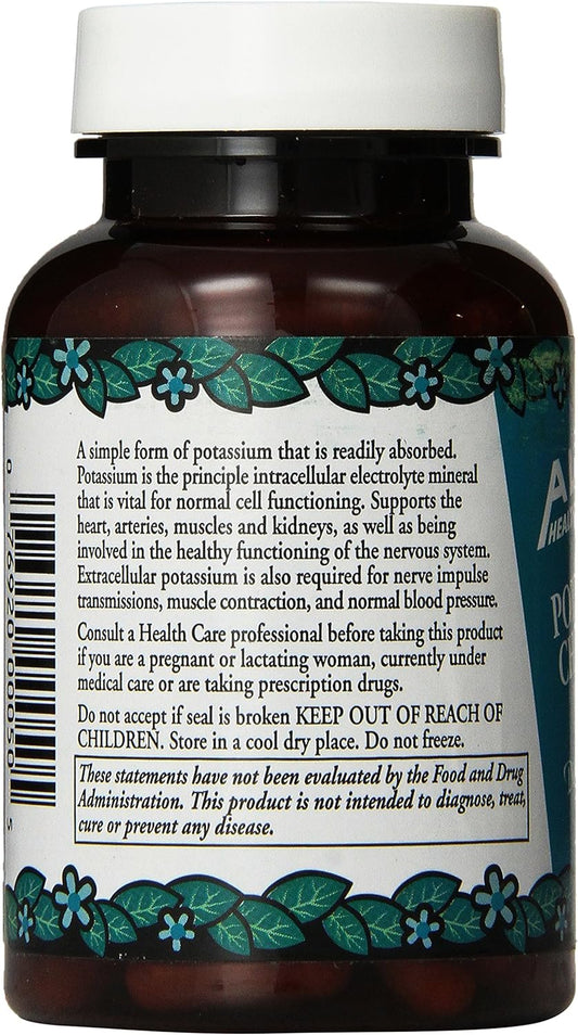 Alta Health Potassium Chloride And Silica Capsules, 100 Count