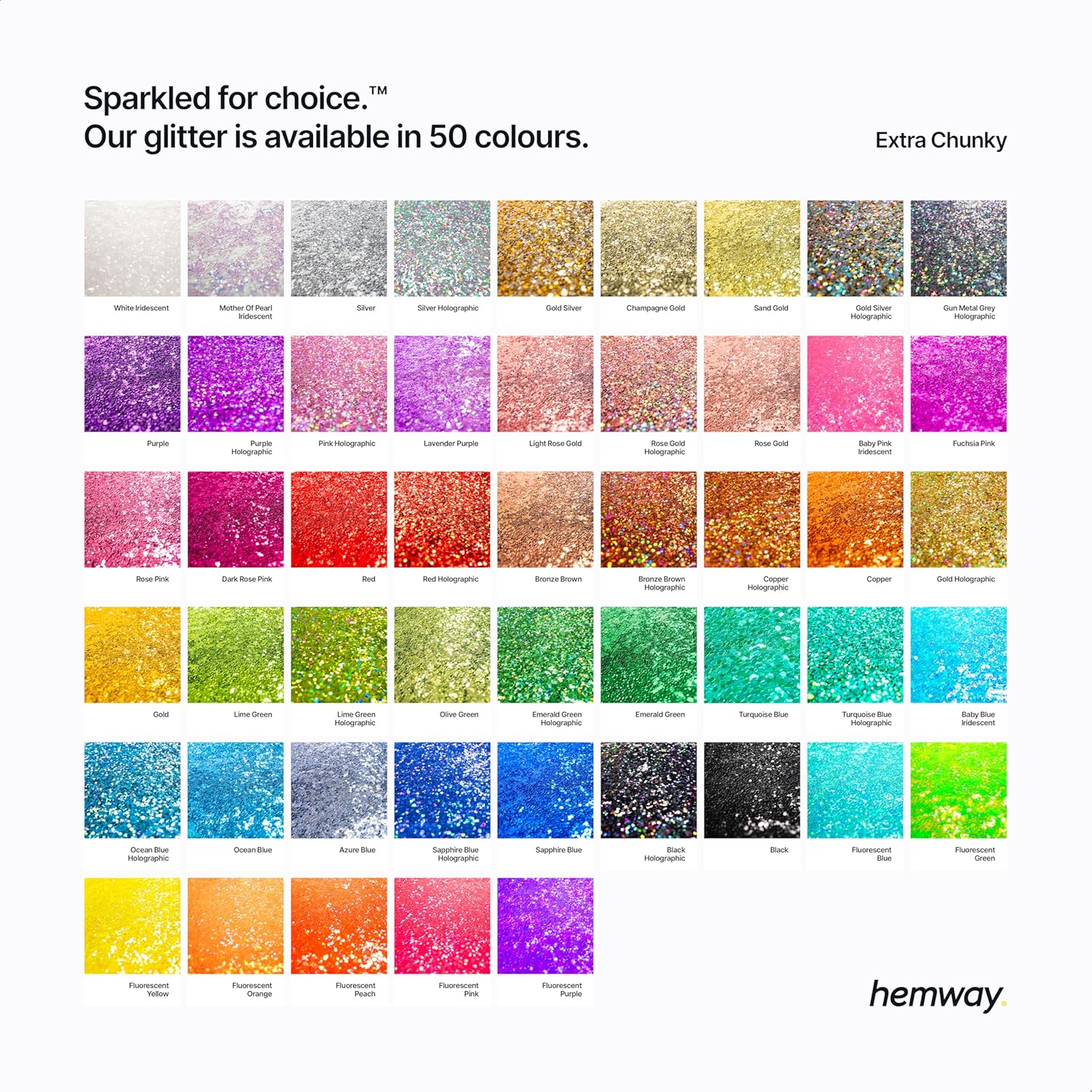 Hemway Eco Friendly Biodegradable Glitter 100G / 3.5Oz Bio Cosmetic Safe Sparkle Vegan For Face, Eyeshadow, Body, Hair, Nail And Festival - Extra Chunky (1/24" 0.040" 1Mm) - Mother Of Pearl Iridescent : Arts, Crafts & Sewing