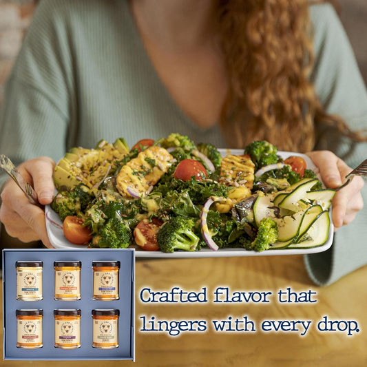 Savannah Bee Company Blossom To Bottle - 6 Jars Of Different Varieties Of Organic Honey In Unique Packaging