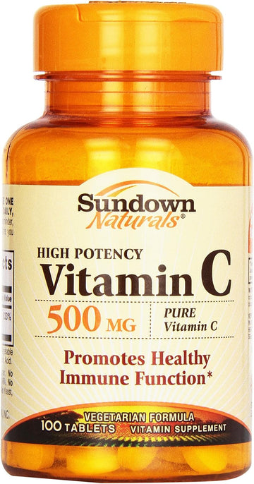 Sundown, C-500 Mg Ascorbic Acid Tablets, 100 Ct