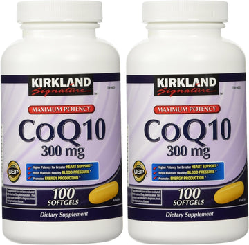 Kirkland Signature Coq10 300 Mg, 200 Softgels By Kirkland Signature