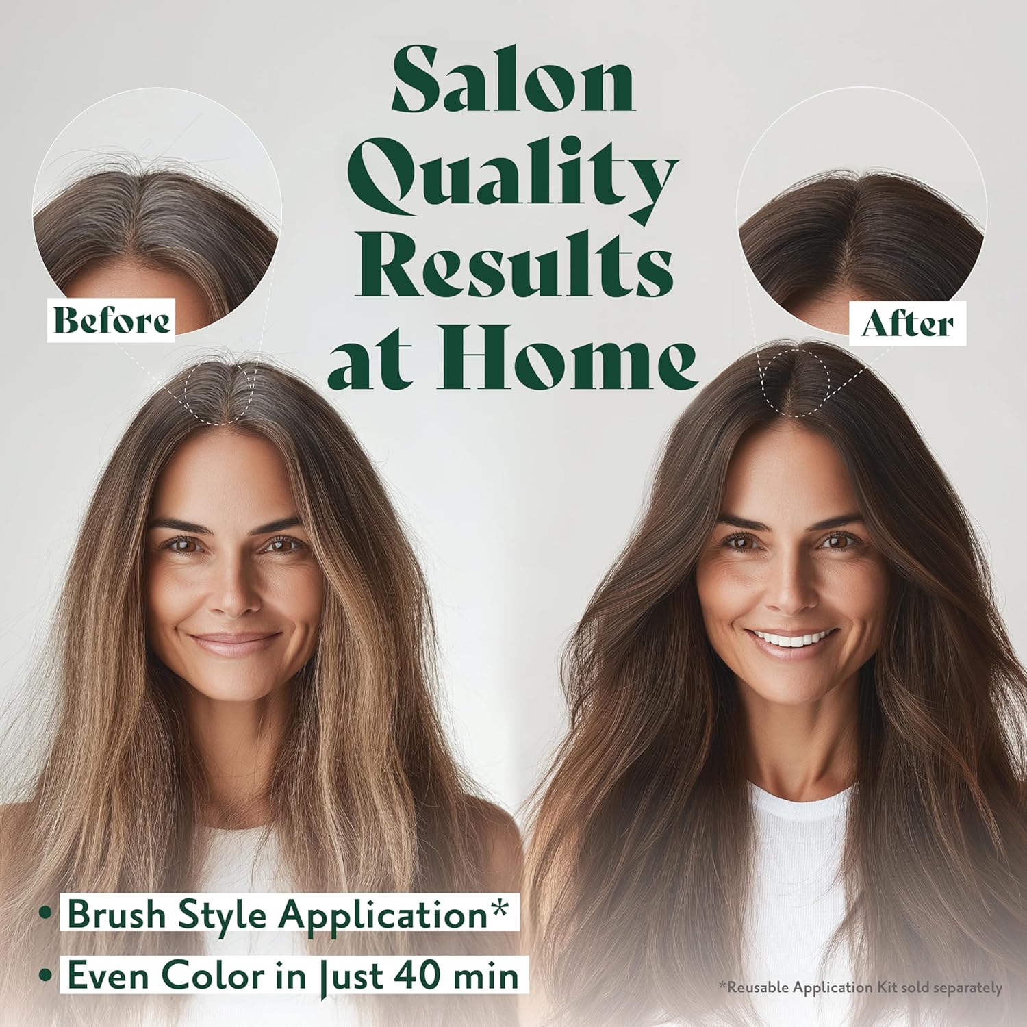 Herbatint Permanent Hair Dye For Women - 4N Chestnut - For Up To 100% Gray Coverage Of Resistant Gray Hair - Ammonia-Free, Alcohol-Free & Vegan - Salon Influenced Hair Color 5.75 Fl Oz : Chemical Hair Dyes : Beauty & Personal Care