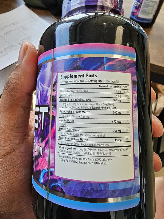 Project Ad Tauro Test, Testosterone Support, Conditioning, Increased Muscle Growth And Protein Storage, Hormone Powerhouse (90 Servings)