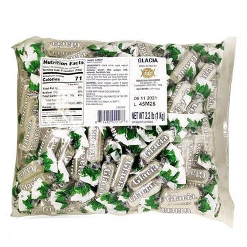 Fida - Wrapped Glacia Mint Hard Candy - 2.2 Lbs Package