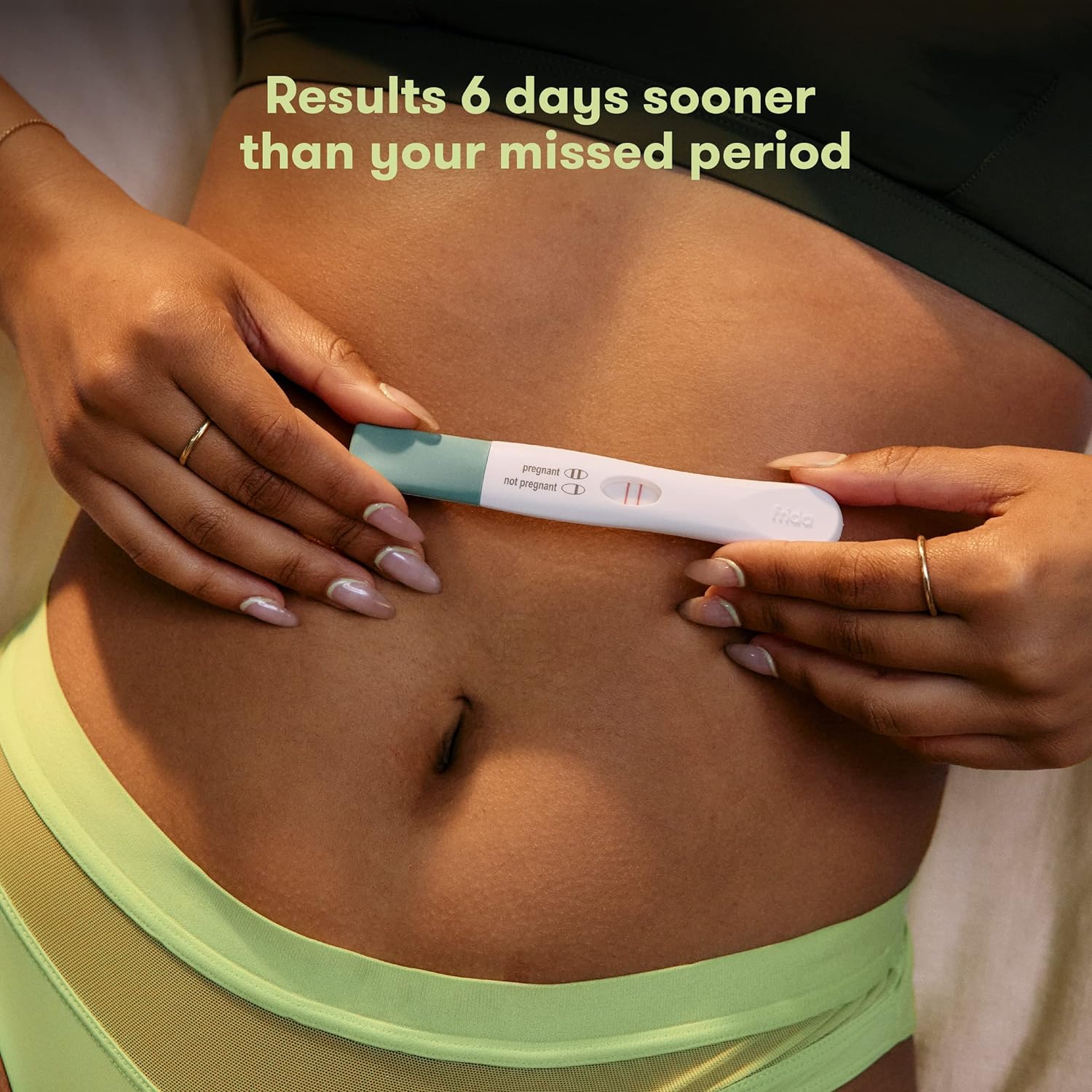 Frida Fertility Early Detection Pregnancy Test - Over 99.9% Accurate, Early Results + Detects in 3 Minutes, Simple + Easy to Use - 2 Tests, White : Health & Household